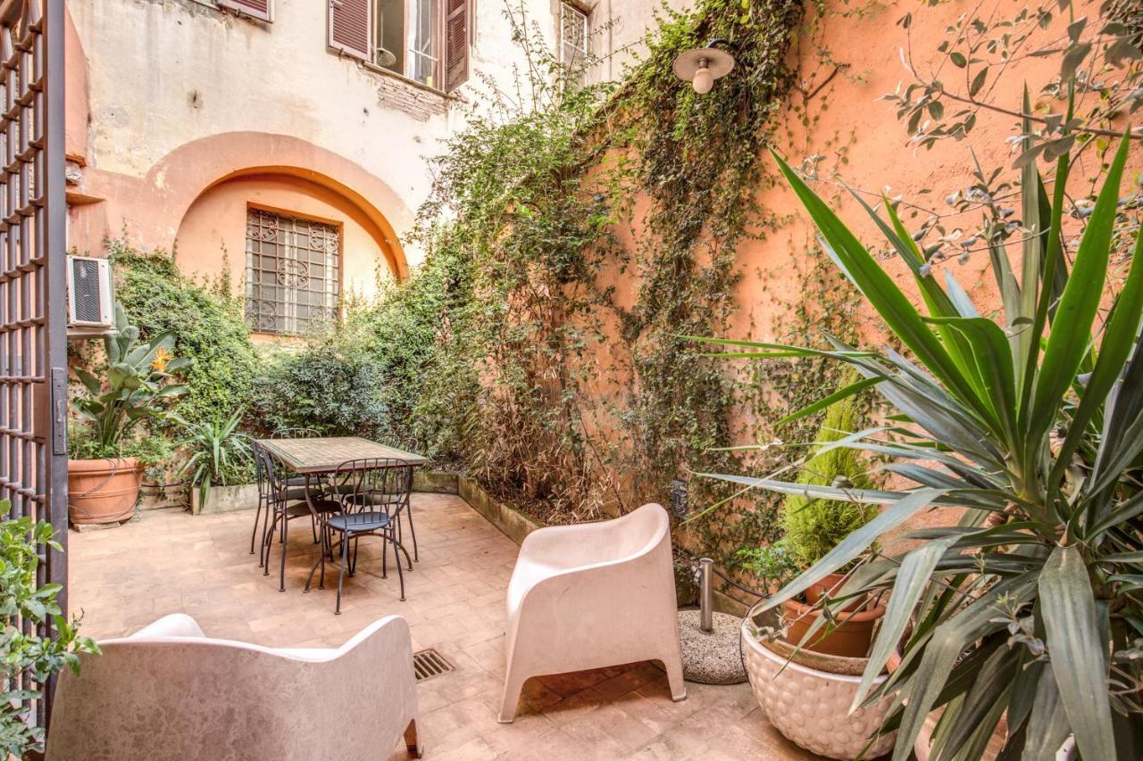 Ferienwohnung Trastevere Hyperloft & Garden Rom Exterior foto